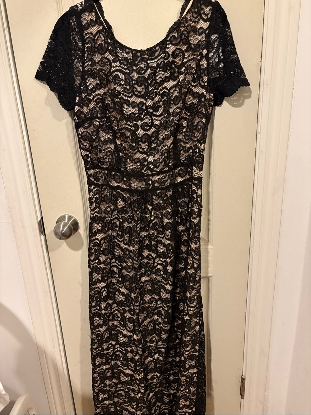 Next black lace gown, size 6